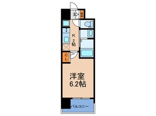 ｴｽﾃﾑｺｰﾄ難波Ⅶﾋﾞﾖﾝﾄﾞ(307)の物件間取画像